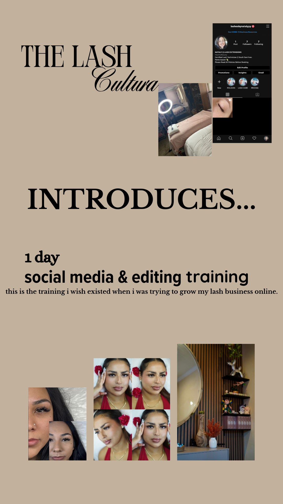 1 DAY SOCIAL MEDIA AND EDITING TRAINING
